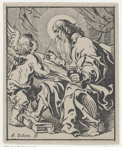 Mateo el evangelista Los cuatro evangelistas (título de la serie) de Antoine Sallaert