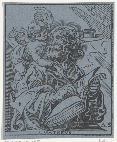 Mateo el evangelista Los cuatro evangelistas (título de la serie) de Antoine Sallaert
