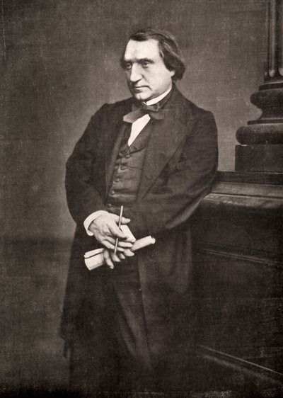 Ernest Renan, filósofo y escritor francés, siglo XIX de Antoine Samuel Adam Salomon