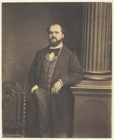 Sin título (Hombre de pie, de frente) de Antoine Samuel Adam Salomon
