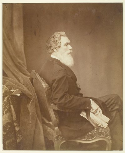 Sin título (Hombre en silla, perfil) de Antoine Samuel Adam Salomon