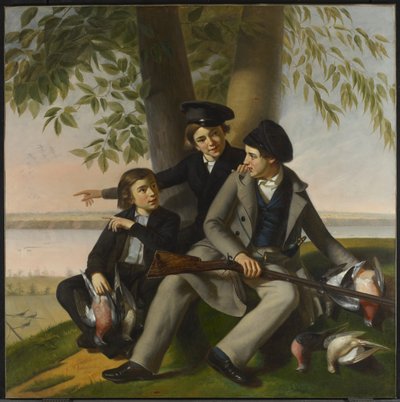 La Caza de la Paloma Pasajera de Antoine Sebastien Plamondon