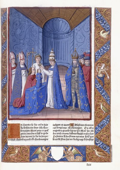 Coronación de Luis el Piadoso de Antoine Verard