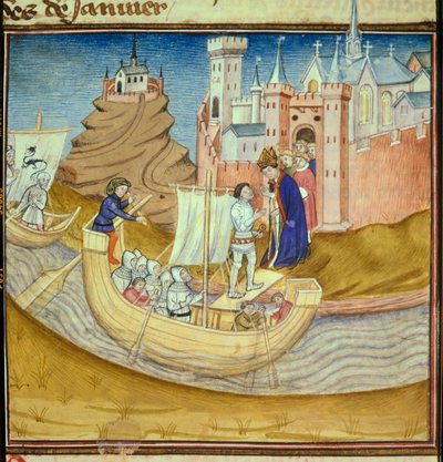 Los normandos dirigidos por el jefe vikingo Rollon (Roberto I el Rico o Rollon el Caminante) intentaron tomar Chartres pero el obispo de la ciudad Gancelme logró repelerlos en 910-911 de Antoine Verard