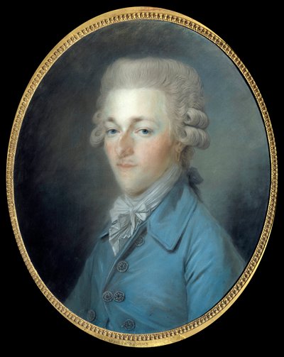 Retrato de Luis Antonio Enrique de Borbón, Duque de Enghien de Antoine Vestier