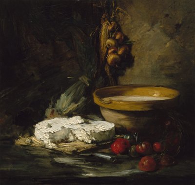 Naturaleza Muerta con Queso de Antoine Vollon