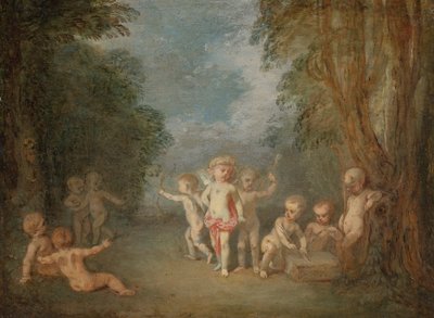El reino de Cupido de Antoine Watteau