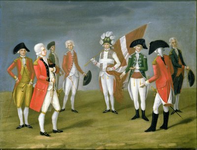 Oficiales militares de alto rango de Malta de Antoine de Favray