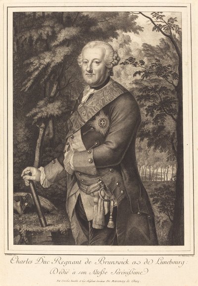 Carlos Duque reinante de Brunswick de Antoine de Marcenay