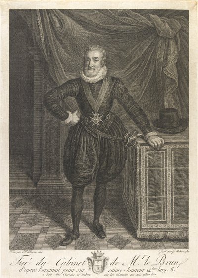 Retrato de Enrique IV, c1760s de Antoine de Marcenay Ghuy