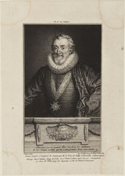 «Enrique el Grande» según J(?)annet de Antoine de Marcenay de Ghuy