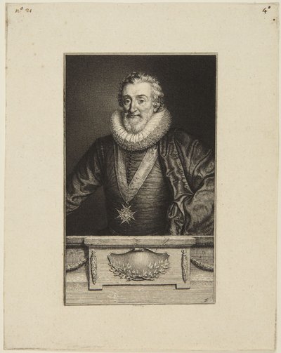 «Henri le Grand» según J(?)annet de Antoine de Marcenay de Ghuy