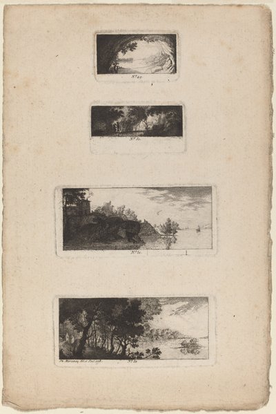 Paisaje con Apertura de Cueva de Antoine de Marcenay de Ghuy