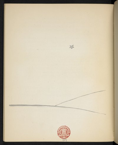 Estrella, ilustración de "Le Petit Prince", de Antoine de Saint-Exupéry de Antoine de Saint Exupery