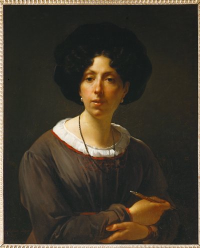 Autorretrato ... de Antoinette Cecile Hortense Lescot Haudebourt