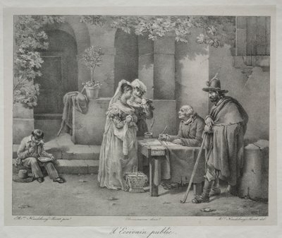 El escritor público de Antoinette Cecile Hortense Lescot Haudebourt