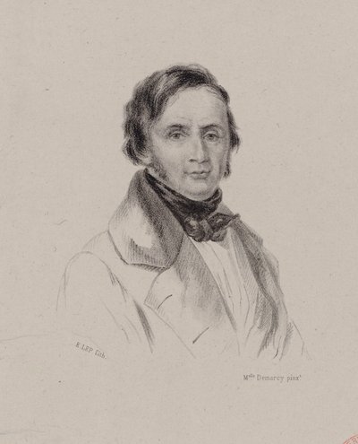 Retrato del pianista y compositor Joseph Bernard Woets 1783-1878, c. 1830 de Antoinette Louise Demarcy