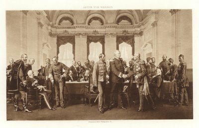 El Congreso de Berlín de 1878 de Anton Alexander von Werner
