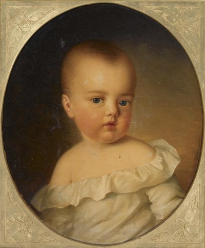 Retrato de María Teresa de Austria-Este 1849-1919 de niña, 1850 de Anton Einsle