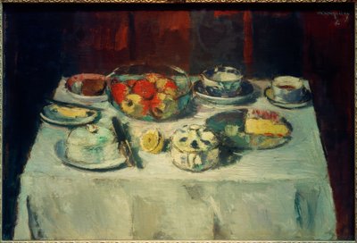 Mesa puesta de Anton Faistauer