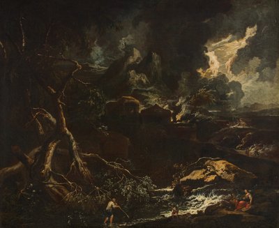 paisaje de tormenta de Anton Faistenberger
