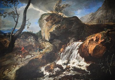 paisaje con incursión de Anton Faistenberger