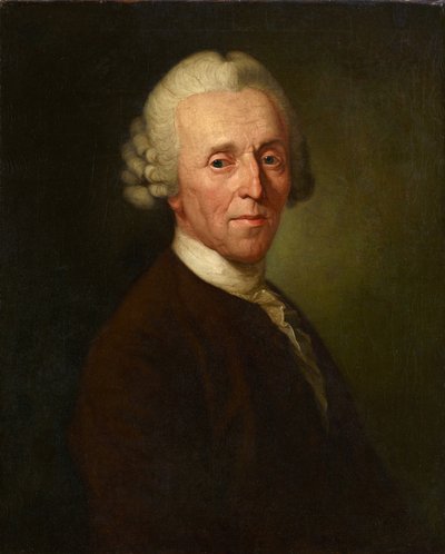 Retrato del poeta Christian Fürchtegott Gellert de Anton Graff