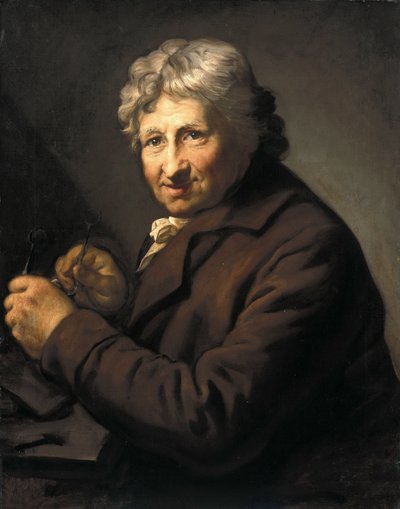 Alemán: Daniel Nikolaus Chodowiecki (1726-1801). Um 1800/ 1801 Retrato de Daniel Nikolaus Chodowiecki de Anton Graff