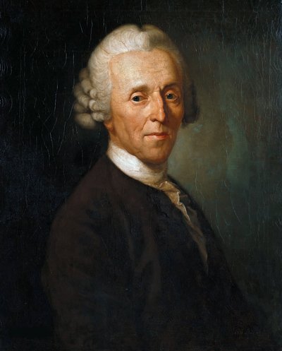 Retrato de Christian Fürchtegott Gellert 1715-1769, ca 1769 de Anton Graff