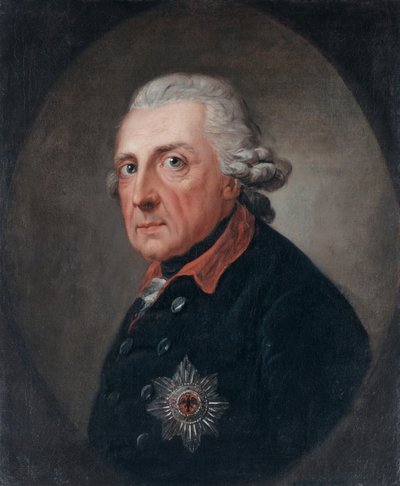 Retrato de Federico II de Prusia de Anton Graff