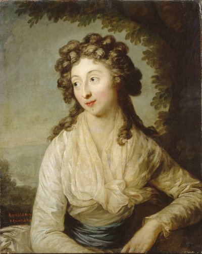 Retrato de Konstancja Lubomirska Rzewuska, 1789 de Anton Graff