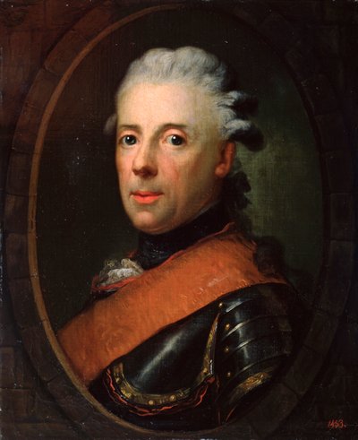 Retrato del Príncipe Enrique de Prusia, siglo XVIII de Anton Graff