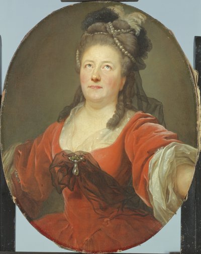 Retrato de la actriz Friederike Seyler (1738-89) de Anton Graff