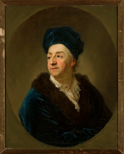 Retrato de Johann Nepomuk Schaffgotsch (1713-1775) en bata de Anton Graff