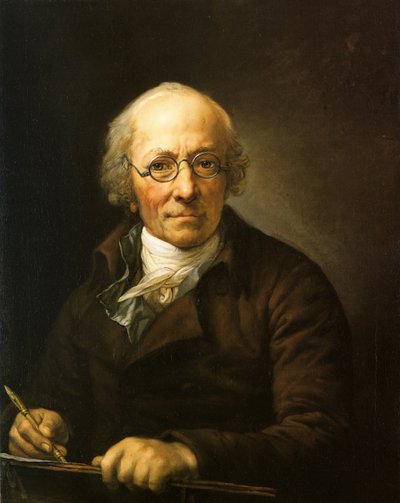 Autorretrato en la vejez. de Anton Graff