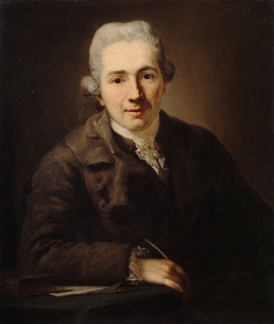 El filósofo y escritor Johann Jakob Engel 1741-1802, 1773 de Anton Graff