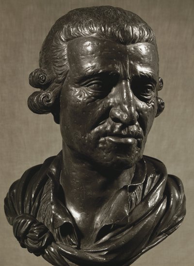 Joseph Haydn. Reparto busto de plomo ... de Anton Grassi
