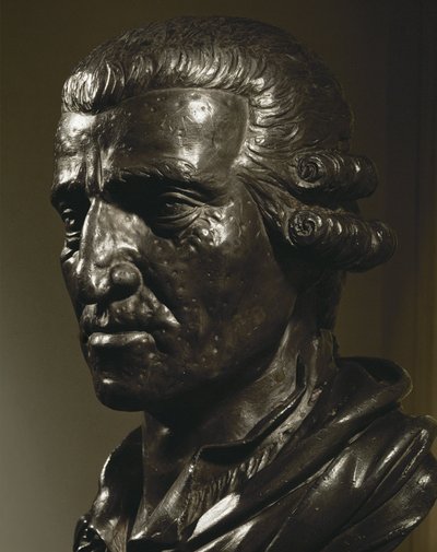 Joseph Haydn. Reparto busto de plomo ... de Anton Grassi