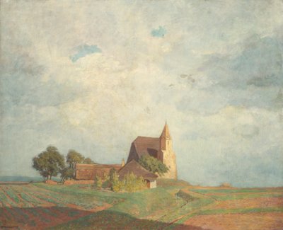 Iglesia en Holzern cerca de Sausenstein de Anton Hans Karlinsky