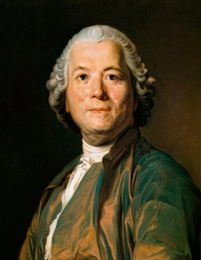 Retrato de Christoph Willibald Gluck (1714-1787), compositor alemán. Pintura de Anton Hansman (siglo XIX) de Anton Hansman