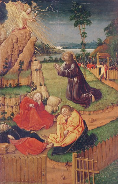 Jesús en el Jardín de los Olivos, de Escenas de la Vida de Cristo de Anton Henkel