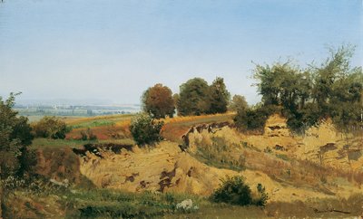 Cerca de Mannersdorf en las montañas de Leithage de Anton Hlavacek