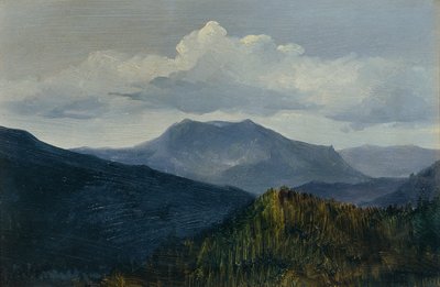 El Schneeberg cerca de Gutenstein de Anton Hlavacek