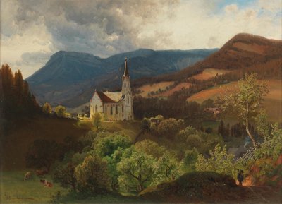 Anton Hlavacek Bergkirche de Anton Hlavacek