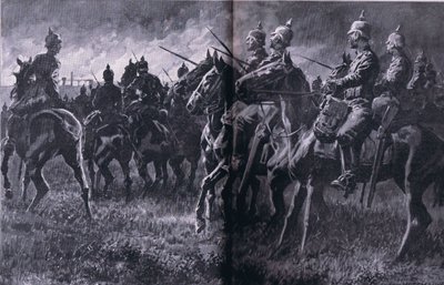 El incendio en la mina de Libin, de La Historia Ilustrada de la Primera Guerra Mundial 1914-1915 pub. por Union Berlagsefellfchaft de Anton Hoffman