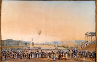 Entrada de Luis XVIII, Rey de Francia, en París el 3 de mayo de 1814 de Anton Ignaz Melling