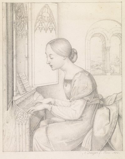 Santa Cecilia de Anton Josef Dräger