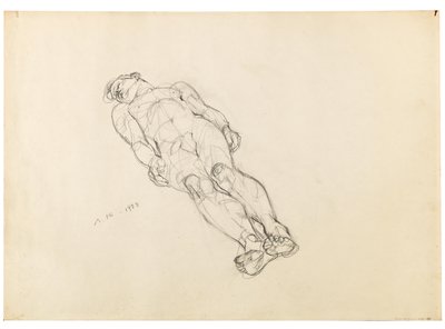 Anton Kolig Desnudo masculino reclinado 1933 de Anton Kolig