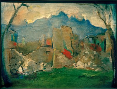 Paisaje de ruinas de Anton Kolig