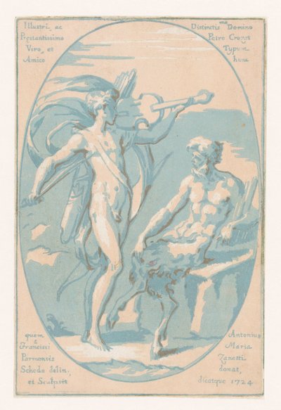 Partido entre Apolo y Marsyas de Anton Maria I Zanetti